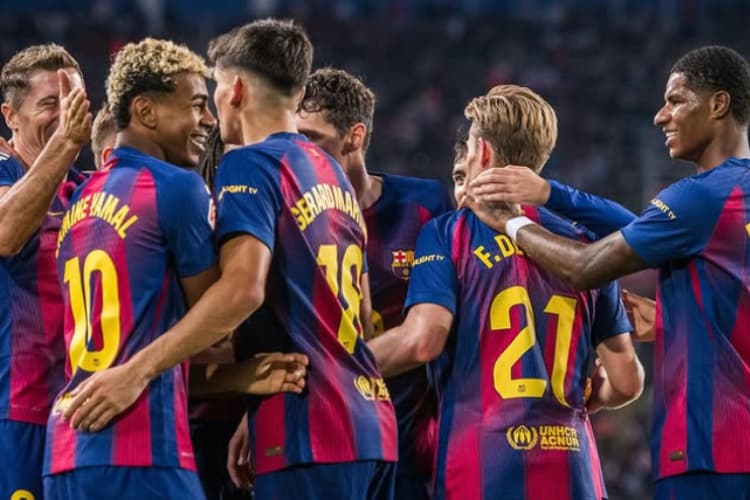 Pemain Barcelona. (Instagram @fcbarcelona)