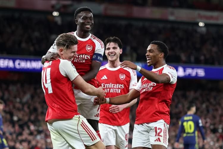 Arsenal mengalahkan Atletico Madrid pada lanjutan laga Liga Champions 2025-2026 di Emirates Stadium, Rabu (22/10/2025) dini hari WIB. (Instagram @arsenal)