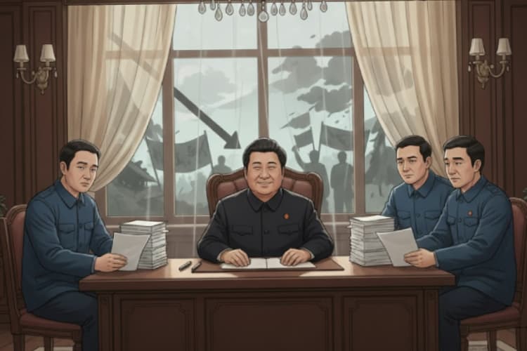 Ilustrasi pemimpin hanya menerima kabar baik.