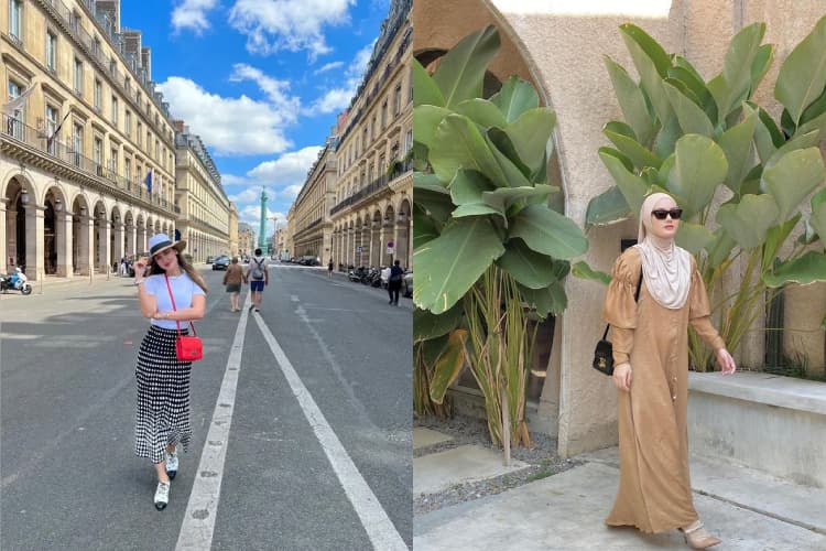 Gaya fahsion ala artis yang mudah ditiru. (Dok. Instagram)